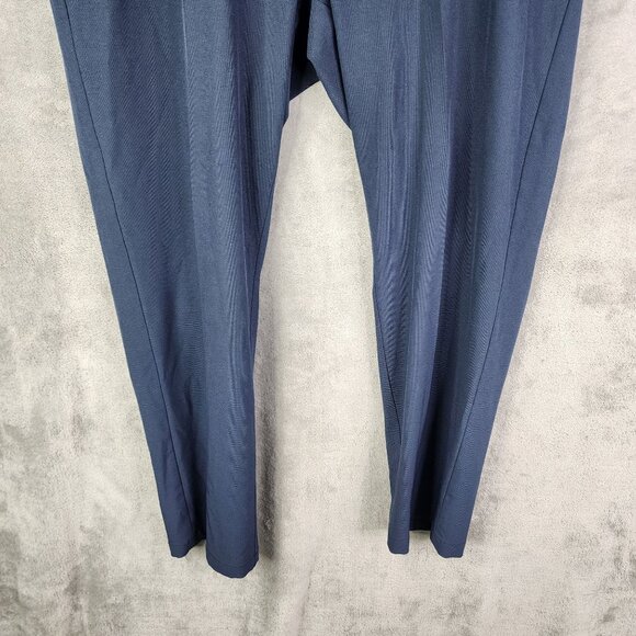Mens Blue Greg Norman Dress Pants Straight Chino Golf Flat Front Size 40X30 - Picture 3 of 12